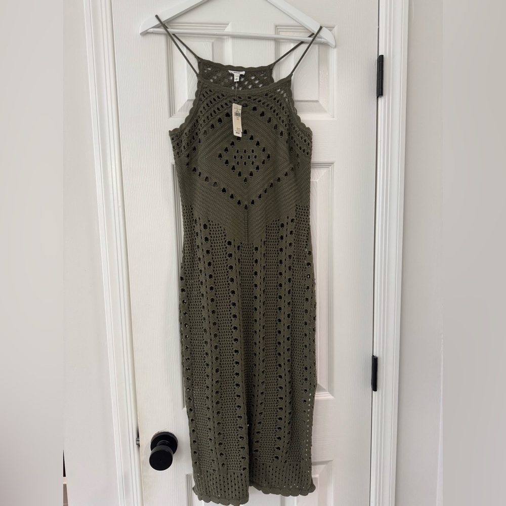 NWT Aerie Olive Coverup dress